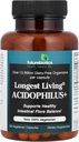 Μελλοντικά αντιβιοτικά μακροζωία Acidophilus Plus κάψουλες, 100-Count