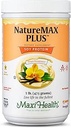 Maxi-Health NatureMAX PlusTM Ενεργειακή υποστήριξη Αντικατάσταση γεύματος Drink Soy Protein Powder - Συμπλήρωμα διατροφής χωρίς ζάχαρη - 1 Lb - Φυσικό άρωμα βανίλιας - βιταμίνη Kosher