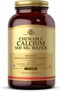 Solgar Chewable Calcium 500 mg - 120 Wafers - Προάγει τη μυοσκελετική υγεία - Μη ΓΤΟ, Vegan, Γλουτένη, Σιτάρι & Γαλακτοκομικά, Kosher - 60 Σερβιέτες