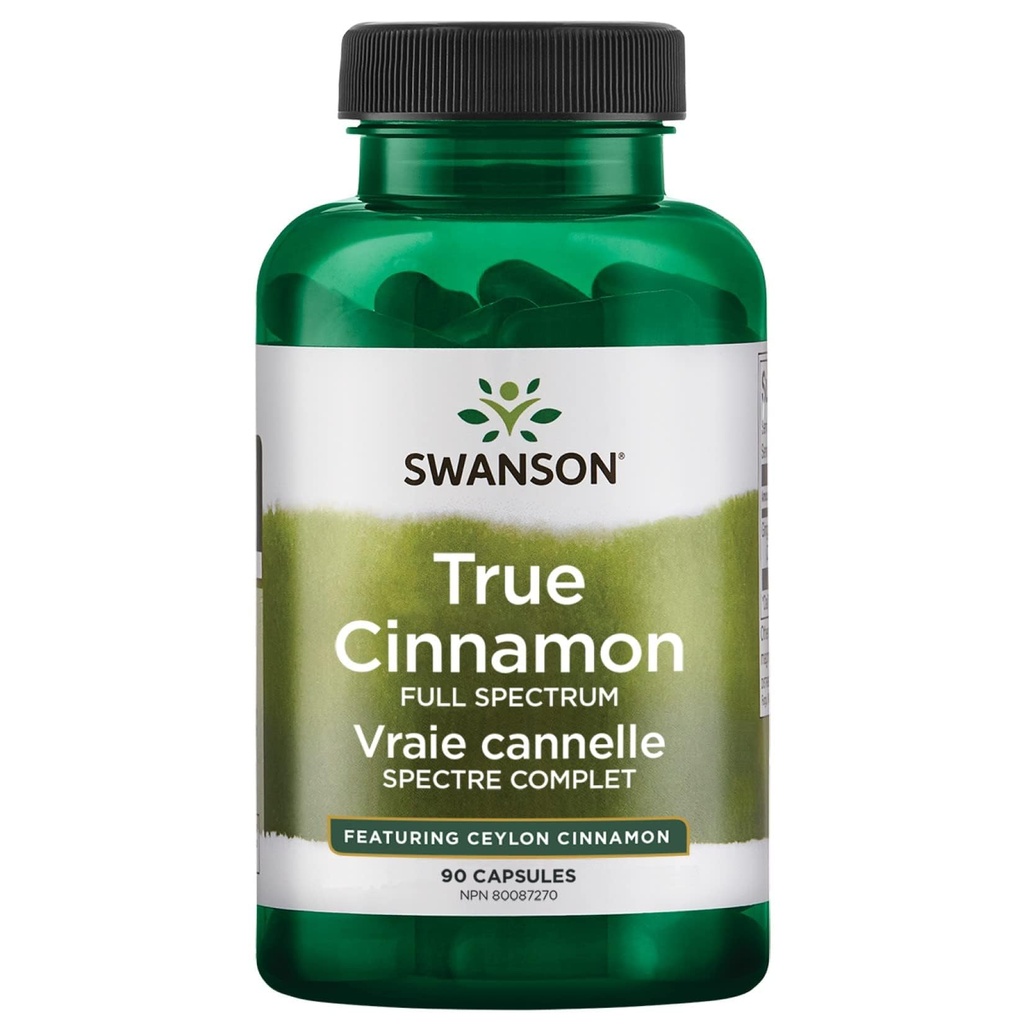Swanson Full Spectrum True Cinnamon - συμπλήρωμα βοτάνων - (120 κάψουλες, 300mg το καθένα)