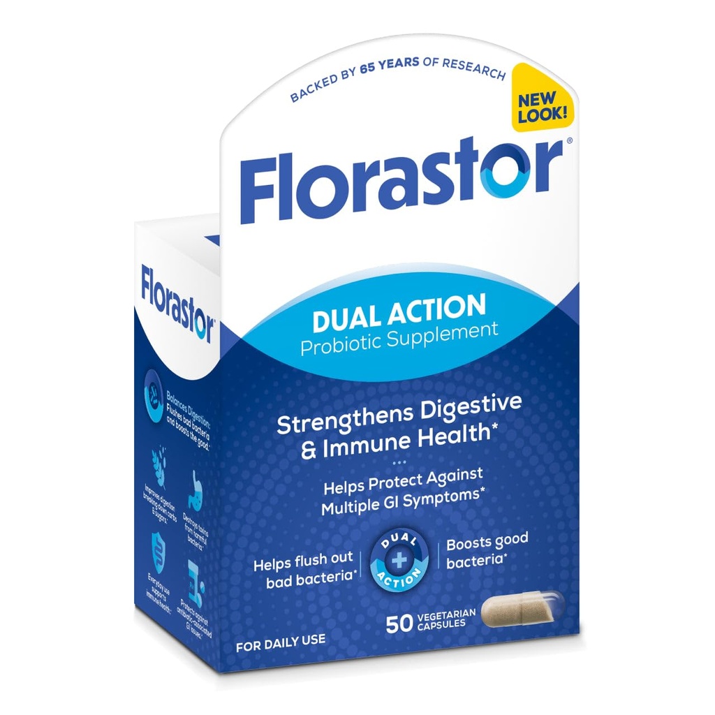 Florastor® διπλό προβιοτικό συμπλήρωμα δράσης