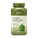GNC Herbal Plus Ginkgo Biloba 60mg Supplement, Vegetarian, Supports Mental Sharpness, 300 Servings