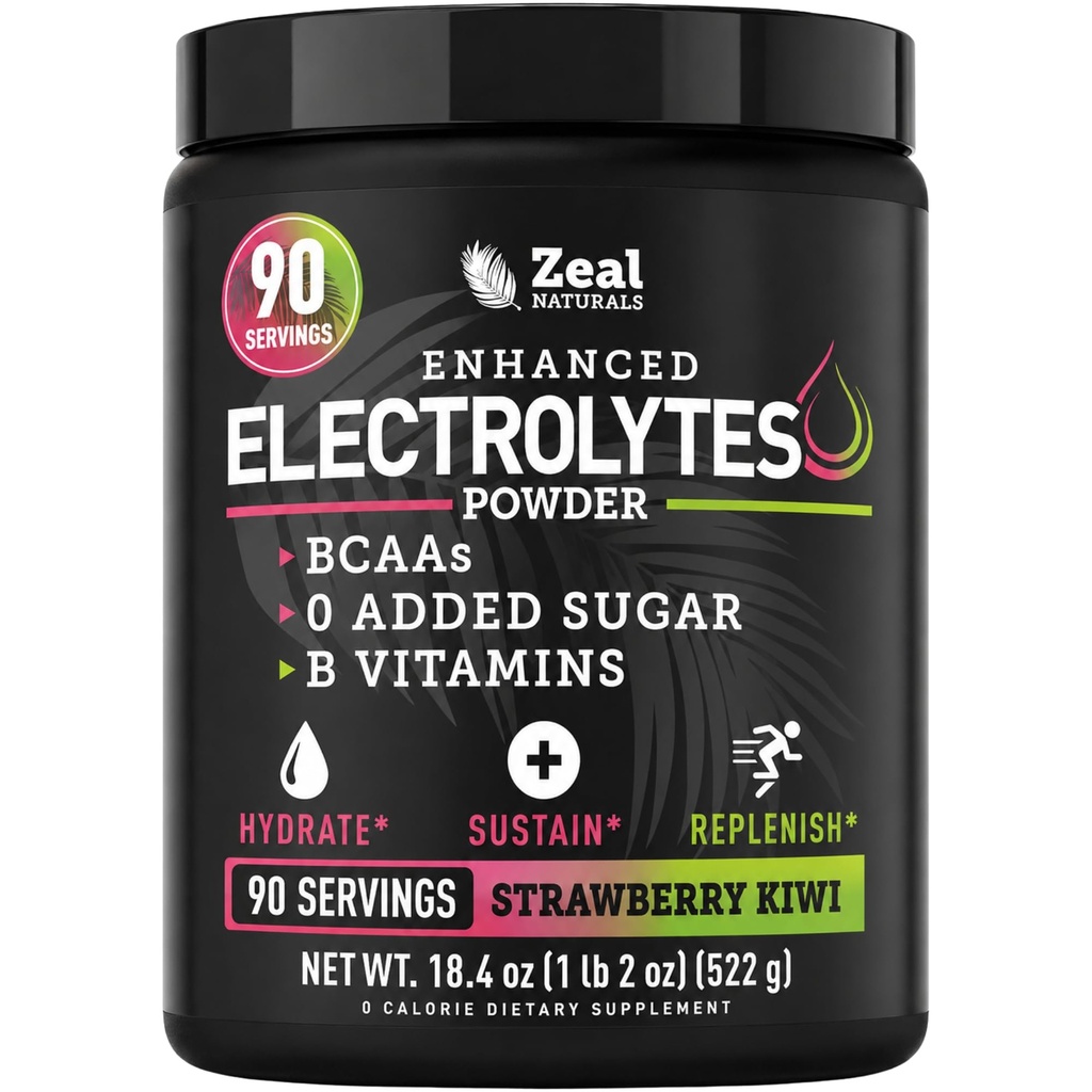 Zeal Naturals Ηλεκτρολυτικό Ποτό αποκατάστασης σκόνης (90 σερβίρει 