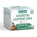 ECO-TASTE Mushroom Coffee Mix, Designed for Gut-Health with Chaga, Lion's Mane, Turkey Tail, Yacon and Probiotics – 12 Sachets