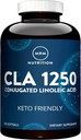 MRM Nutrition CLA 1250 | Keto Friendly | 80% CLA High Potency | 1000mg CLA per Capsule | Healthy fats | Gluten-Free | 30 Servings