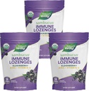 Nature's Way Sambucus Immune Lozenges, Zinc + Vitamin C, Black Elderberry Extract, USDA Certified Organic, Original Berry Flavored, 24 Lozenges (Packing May Vary) - 3 Pack