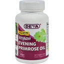 Deva Vegan Evening Primrose Oil - Ακατέργαστο - Ψυχρό Πιέζεται - Χωρίς γλουτένη - 90 Vegan Κάψουλες (Pack of 2)