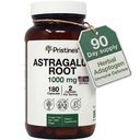 PRISTINE'S Astragalus συμπλήρωμα υποστήριξης του ανοσοποιητικού - 1000mg 90 Ημέρα προσφοράς βοτανικού προσαρμογόνου - Υγιεινή γήρανση, καρδιά & πνεύμονα υγεία