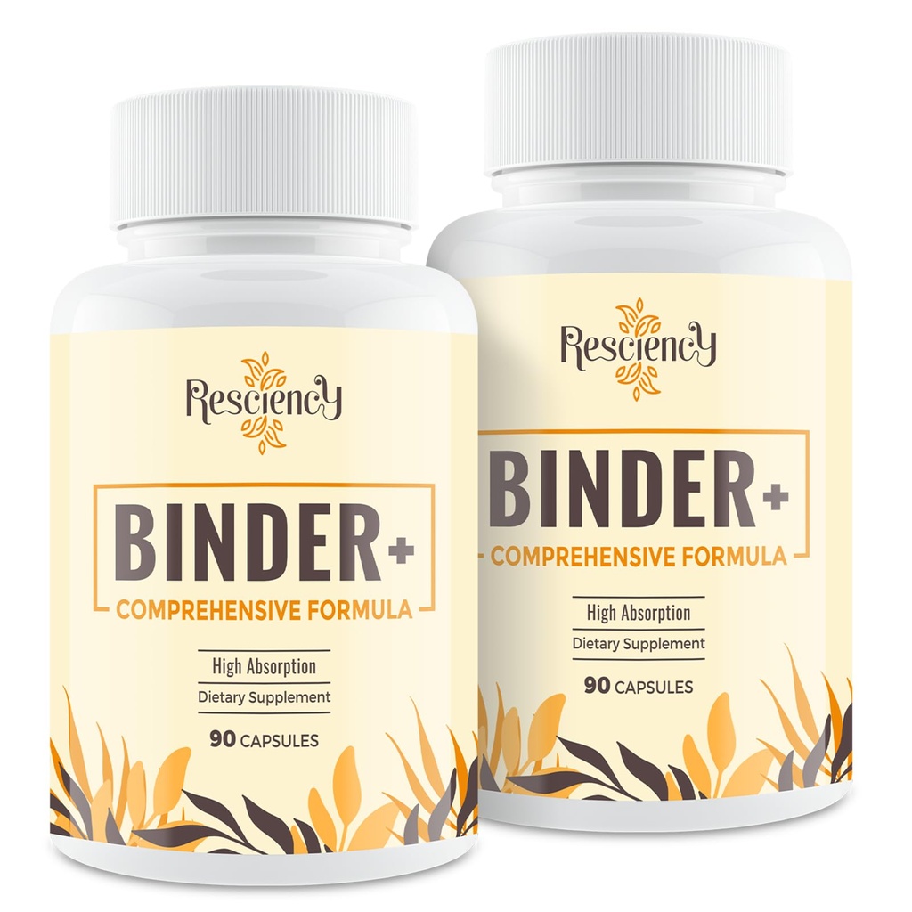 Detox Binder Supplement – Ενεργοποιημένο καρβουνικό, ζεόλιθος, πηλός Μπεντονίτη, γαϊδουράγκαθο γάλακτος, ιδιόκτητες ενώσεις - συκώτι & κόκκαλο, μέγιστη απορρόφηση, 180 κάψουλες Vegan