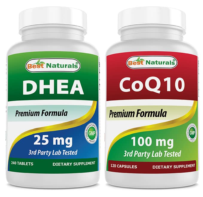 Best Naturals DHEA 100mg & COQ10 100 mg