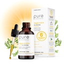 Pure TheraPro Rx Vegan A-D-K Drops-6 Mon Supply-Vitamin A(Palmitate & Betacarotene), Λιποσωμική Βιταμίνη D3 (ως χορτοκαλσιφερόλη), Λιποσωμική Βιταμίνη K2(MK-4 & MK-7)Υποστήριξη Ανοσία & Υγεία των οστών-20mL
