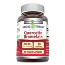 Amazing Nutrition Quercetin 800 Mg με Bromelain 165 Mg Veggie Capsules Συμπλήρωμα 