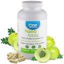 One Planet Nutrition Nano Amla 500 mg Κάψουλες Veggie (120 Servings), εκχύλισμα φρούτων Amla, υψηλή σε βιταμίνη C για την παραγωγή κολλαγόνου & ανοσοποιητική υποστήριξη, μη GMO, Vegan, χωρίς γλουτένη