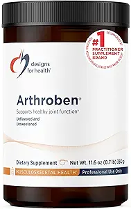 Designs for Health Arthroben Unflavored/Uncoweed - Collagen Peptides Powder + Botanicals to Help support Healthy Joints - Peptides Drink Mix, Non-GMO (30 services / 330g)