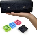 VOFOON Travel Pill Organizer 4 Times a Day, Weekly Pill Box 4X a Day Medicine Organizer Pill Case for Vitamins Medicine Fish Oils Supplements