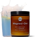 Moon Juice Magnesi-Om Magnesi-Συμπλήρωμα σκόνης μαγνησίου - Χηλικό σύμπλοκο μαγνησίου + L-Θεανίνη Blend για ξεκούραση, χαλάρωση & κανονικότητα - Vegan, μη ΓΤΟ & χωρίς ζάχαρη, Μπλε λεμόνι, 3,7 oz, 30 Sevings