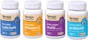 Renzo's Vitamins Kid Essential Bundle - Probiotic, Vitamin C with Elderberry & Zinc for Immune Support, Picky Eater Kids Multivitamin, and Hercules Calcium