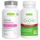 Advanced Prenatal Multivitamin + High Absorption CoQ10 100mg 120 Softgels Pregnancy Support Bundle by Igennus