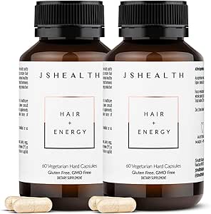 JSHealth Vitamins Hair + Energy Formula 