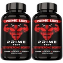 Prime Labs Testosterone Supplement for Men (2-Pack) - Σταμίνα, Αντοχή, Ενέργεια, & Δύναμη - Ανδρικό Testosterone Booster & Συμπληρώματα προπόνησης - 120 Caplets