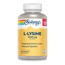 SOLARAY L-Lysine, Free- Form 1000 mg, Essential Amino Acid Immune Support Supplement with Vitamin C 1, 000 mg and Zinc 25 mg, Value Size, Lab Επαληθευμένο, 60- Ημέρες Εγγύηση, 60 Μερίδες, 180 δισκία