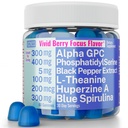 Alpha GPC Huperzine A PhosphatidylSerine L- Theanine Blue Spirulina Bioperine Gummies, Alpha- GPC Huperzine- A Phosphatidyl Serine L Συμπλήρωμα θεανίνης, Καψάκια σκόνης Υγρά συμπληρώματα Alt
