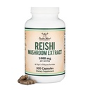 Κάψουλες Reishi Mushroom (4:1 Ganoderma Extract, 1000mg Red Reishi Powder Servings) 300 Count, 5μηνη προσφορά, Potent Mushroom συμπλήρωμα για την υποστήριξη ανοσοποιητικού συστήματος και την άμυνα με διπλό ξύλο
