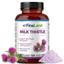 FineLand Milk Thistle Pills 50:1 Extract with 80% Silymarin Flavonoids – Liver & Antioxidant Support - 50X Concentrated Seed Extract -120 Vegan Capsules, Non-GMO, Made in USA