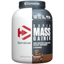 Dymatize Super Μάζα Κεραυνός πρωτεΐνη σκόνη, πλούσια σοκολάτα, 52g πρωτεΐνη, 1g Createine, 1280 θερμίδες, 10.7g BCAAs, 245g υδατάνθρακες, περιέχει πρωτεΐνη Whey σκόνη, Isolate, και καζεΐνη (8 εξυπηρετούν)