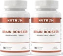 Brain Booster Supplement - Brain Power Nootropic Supplement - Χάπια εγκεφάλου για Εστίαση, Μνήμη, Καθαρότητα, Ενέργεια & Καλύτερη Συγκέντρωση με Alpha-GPC, L-Theanine, Rhodiola, Ginseng, Guarana (Pack of 2)