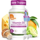 Zahler - Advanced Vitamin D3 50000 IU κάψουλες (120 Count) Kosher Vegetarian Friendly Vitamin D για Ανοσολογική Υποστήριξη, Οστά, Δόντια & Μυική Υγεία - Εβδομαδιαία D3 Συμπλήρωμα Βιταμίνης - Easy Swallow Vitamin D3.