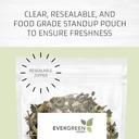 Evergreen Herbs Cuachalalate Herb (Amphipetyglum Adstringens) - Επαναχρησιμοποιήσιμα Stand Up Pouch για να εξασφαλίσει τη φρεσκάδα! (Tea τσάντες)