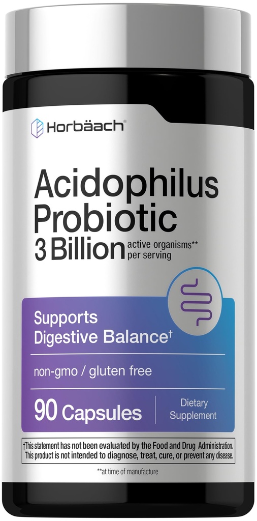 Horbäach Probiotic για γυναίκες και άνδρες Digestive Health 