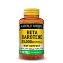 MASON ΦΥΣΙΚΗ Βιταμίνη A Beta Carotene 25,000 IU - Υποστηρίζει υγιή όραση, λειτουργία κυττάρων & ανοσοποιητική λειτουργία, 100 Softgels