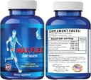 MAX FLEX UC II, συμπλήρωμα κολλαγόνου για κοινή υγεία – Σύνθετη συμπλήρωμα κοινής υποστήριξης με γλυκοζαμίνη, χονδροϊτίνη, κοινή φλεγμονώδη ανακούφιση ως Turmeric – Χωρίς γλουτένη – 60 δισκία, 2 δισκία/ημέρα
