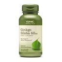 GNC Herbal Plus Ginkgo Biloba 60mg συμπλήρωμα, χορτοφάγοι, υποστηρίζει ψυχική οξύτητα, 100 υπηρεσίες