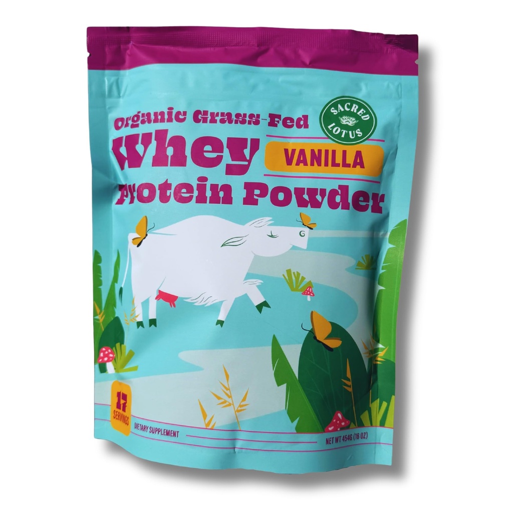 SunLife Βιολογικά Grass Fed Whey Protein Powder Vanilla 
