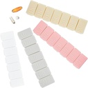 4Pack Weekly Pill Organizer, Small 7 Days Pill Cases Travel Daily Pill Box για το ιχθυέλαιο, τα δισκία ασβεστίου συμπληρώματα και άλλα χάπια βιταμίνης