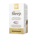 Solgar Triple Action Sleep, 60 Tri-Layer Tablets - Μελατονίνη & L-Theanine Plus Herbal Blend - Helps You Relax, Fall Aleep Fast & Stay Aleep Longer - Μη-GMO, Χωρίς Γλουτένη - 60 Μερίδες