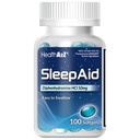 HealthA2Z Sleep Aid, Diphenhydramine Softgels, 50mg, Υποστηρίζει βαθύτερα, ξεκούραστος ύπνος, μη Συνήθεις Συνήθειες (100 Μετρήσεις)