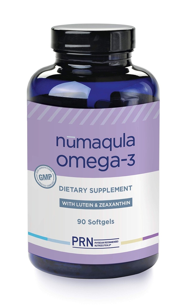 nūmaqula Omega 3 Supplement - 90 Softgels, 30-Day Supply - Re-Esterfied Omega 3 Triglyceride Form with 1400mg DHA, 400mg EPA, Lutein & Zeaxanthin for Macular & Retinal Support