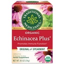 Παραδοσιακά Φαρμακευτικά Βιολογικά Echinacea Plus με Spearmint Herbal Tea, Προωθεί την Ανοσολογική Λειτουργία, (πακέτο των 1) - 16 Τσάι Τσάι Τσάι Τσάι Τσάι