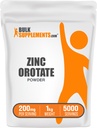 BulkSupplements.com Ορός ψευδάργυρου σε σκόνη - συμπλήρωμα ορυκτών ψευδάργυρου, για την υποστήριξη του ανοσοποιητικού - Χωρίς γλουτένη, 200mg ανά σερβίρισμα, 1kg (2,2 lbs) (πακέτο των 1)