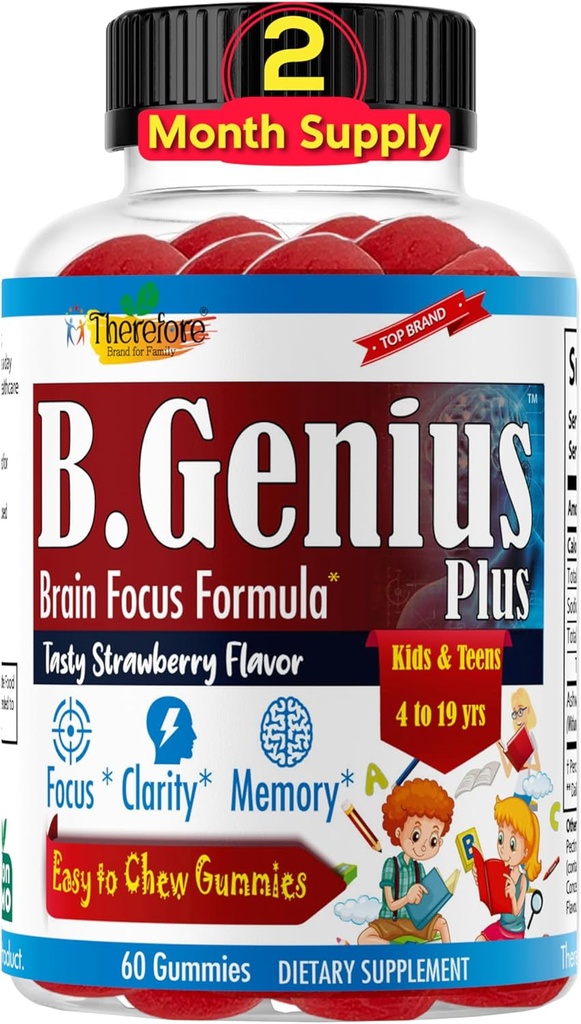 B.Genius Calming Ashwagandha Gummies for Kids and Teens 