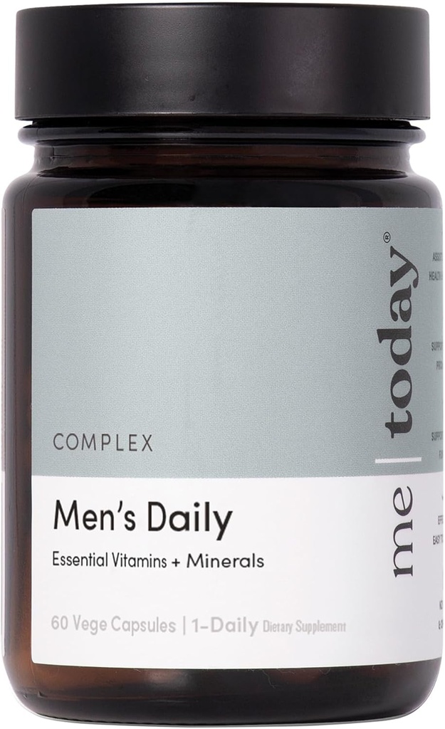 Me σήμερα Multivitamin for Men, Mineral Supplements with 27 Vitamins, Minerals and Herbs, συμπεριλαμβανομένων D, C, A, B, Biotin and Zinc, Vegetarian 