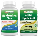 Best Naturals Berberine Plus 1000mg & Alpha Lipoic Acid 600 mg