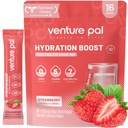 Venture Pal Sugar Free Electrolyte Powder Packets - Liquid Daily IV Drink Mix for Rapid Hydration & Party Recovery 