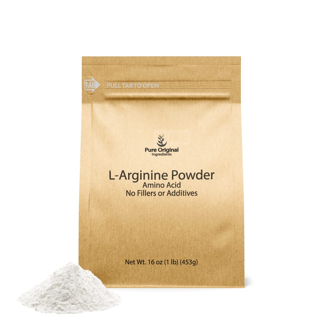 ΑΝΩΤΑΤΑ ΑΡΧΙΚΑ ΣΥΣΤΑΤΙΚΑ L-αργινίνη σκόνη (1 lb) Αμινικό οξύ, χωρίς πληρωτικά, συμπλήρωμα διατροφής