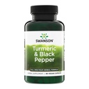 Swanson Premium- Κουρκουμάς & Μαύρο πιπέρι - Αντιοξειδωτικό, Digetion & Κοινή Υποστήριξη - 90 Veg Caps (3 Pack)