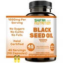 SHIFAA NUTRITION Halal Black Seed Oil 
